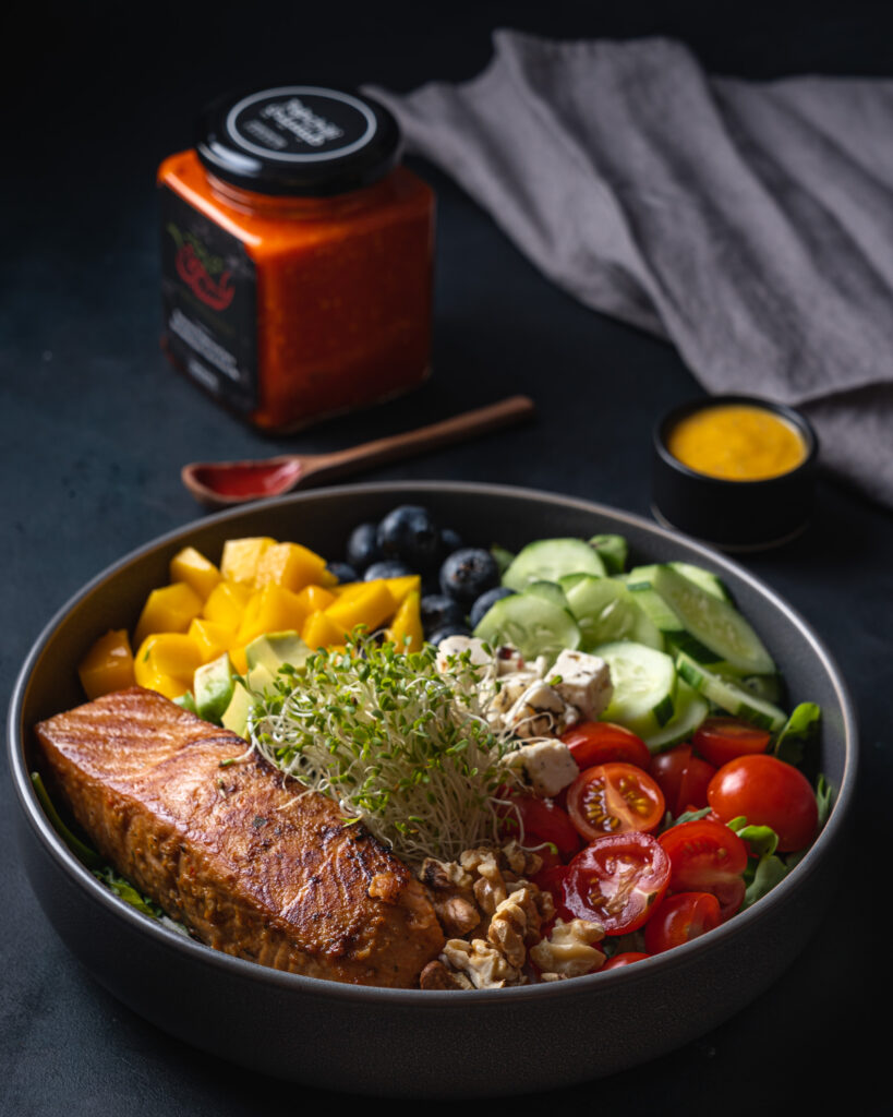 Meditteranean Salmon Bowl